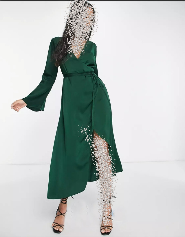 پیراهن زنانه مجلسی برند asos کد۸۲۳