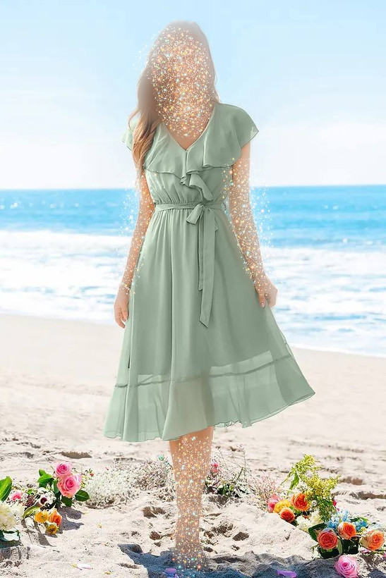 پیراهن زنانه مجلسی حریر برند کاپشی کد ۱۵۵۴