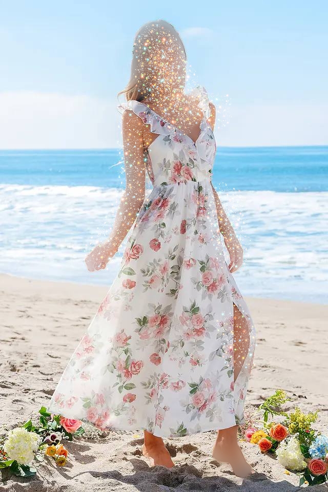 پیراهن مجلسی زنانه حریر برند کاپشی کد ۱۵۵۵
