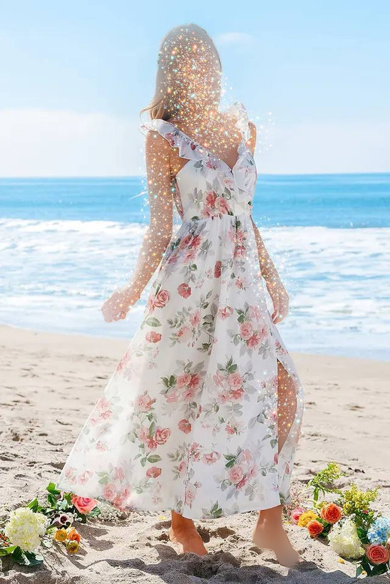 پیراهن مجلسی زنانه حریر برند کاپشی کد ۱۵۵۵