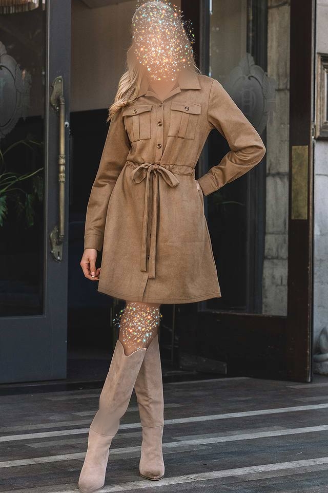 پیراهن زنانه جیر اسپورت برند کاپشی کد ۱۶۰۲